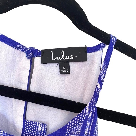 LULU'S See You Smile Blue Striped Romper - Picture 11 of 16